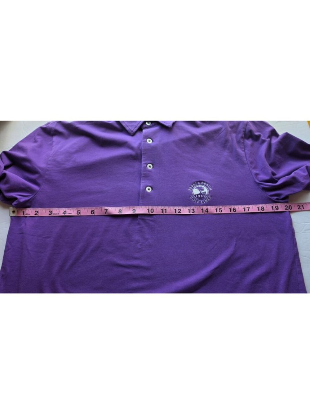 Polo Golf Ralph Lauren Purple Stretch Lisle Polo Shirt Size S - Picture 8 of 9